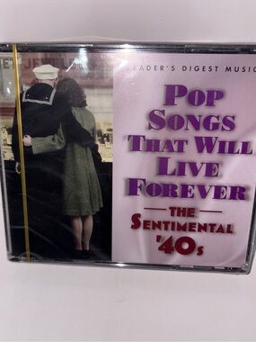 Pop Songs That Will Live Forever Sentimental 40’s 4 Discs Readers Digest Sealed